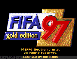 FIFA 97 - Gold Edition online game screenshot 1