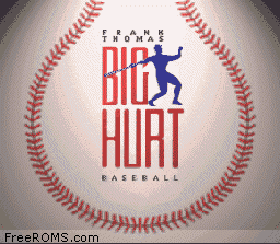 Frank Thomas' Big Hurt Baseball online game screenshot 2