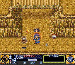 Ganbare Goemon 3 - Shishi Juurokubei no Karakuri Manjigatame game screenshot 2 Ganbare Goemon 3 - Shishi Juurokubei no Karakuri Manjigatame online game screenshot 2
