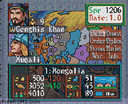 Genghis Khan II - Clan of the Gray Wolf game screenshot 2 Genghis Khan II - Clan of the Gray Wolf online game screenshot 2