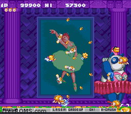 Gokujou Parodius online game screenshot 2