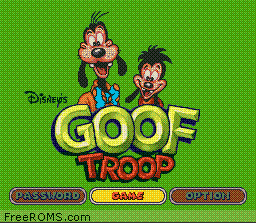 Goof Troop game screenshot 1 Goof Troop online game screenshot 1