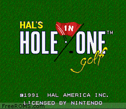 HAL's Hole in One Golf-preview-image