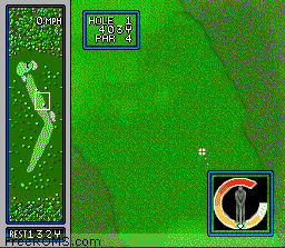 HAL's Hole in One Golf online game screenshot 2