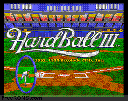 Hardball III online game screenshot 1