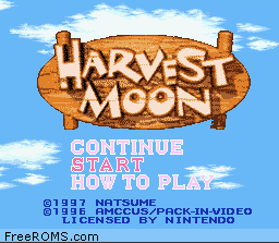 Harvest Moon game screenshot 1 Harvest Moon online game screenshot 1