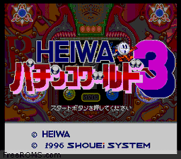 Heiwa Pachinko World 3 online game screenshot 1