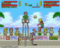 Inazuma Serve da!! Super Beach Volley game screenshot 2 Inazuma Serve da!! Super Beach Volley online game screenshot 2