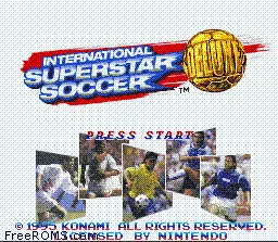 International Superstar Soccer Deluxe online game screenshot 1