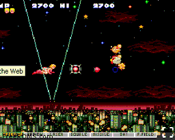 Jikkyou Oshaberi Parodius online game screenshot 2