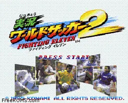 Jikkyou World Soccer 2 - Fighting Eleven online game screenshot 2