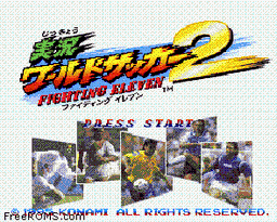 Jikkyou World Soccer 2 - Fighting Eleven game screenshot 1 Jikkyou World Soccer 2 - Fighting Eleven online game screenshot 1