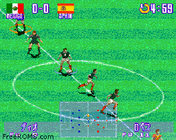 Jikkyou World Soccer 2 - Fighting Eleven online game screenshot 2