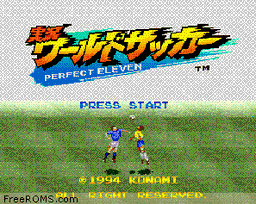 Jikkyou World Soccer - Perfect Eleven online game screenshot 2