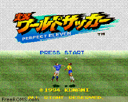 Jikkyou World Soccer - Perfect Eleven online game screenshot 1