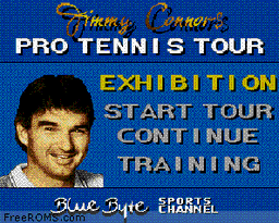 Jimmy Connors Pro Tennis Tour online game screenshot 1