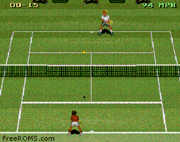 Jimmy Connors Pro Tennis Tour online game screenshot 2
