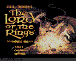 JRR Tolkien's The Lord of the Rings - Volume 1 online game screenshot 2