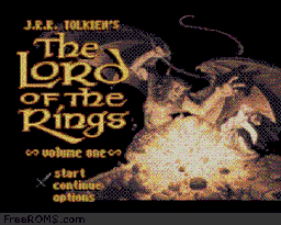 JRR Tolkien's The Lord of the Rings - Volume 1 online game screenshot 1