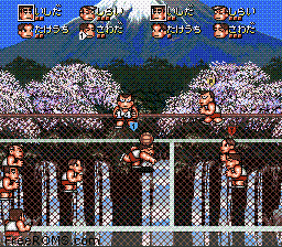 Kunio-kun no Dodge Ball - Zenin Shuugou! game screenshot 2 Kunio-kun no Dodge Ball - Zenin Shuugou! online game screenshot 2