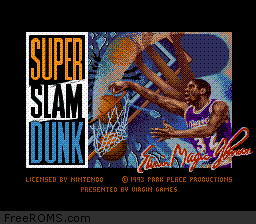 Magic Johnson's Super Slam Dunk online game screenshot 1