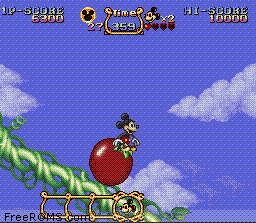Magical Quest Starring Mickey Mouse, The game screenshot 2 Magical Quest Starring Mickey Mouse, The online game screenshot 2