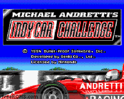 Michael Andretti's Indy Car Challenge game screenshot 1 Michael Andretti's Indy Car Challenge online game screenshot 1
