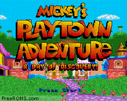 Mickey's Playtown Adventure - A Day of Discovery! online game screenshot 1