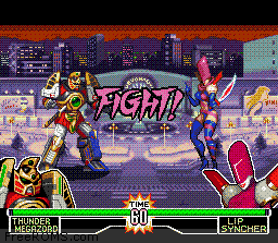 Mighty Morphin Power Rangers - The Fighting Edition online game screenshot 1