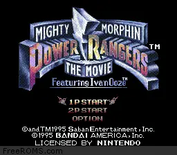 Mighty Morphin Power Rangers - The Movie online game screenshot 2