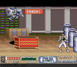 Mighty Morphin Power Rangers - The Movie game screenshot 2 Mighty Morphin Power Rangers - The Movie online game screenshot 2