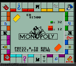 Monopoly 1992 online game screenshot 2
