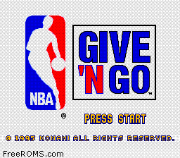 NBA Give 'N Go online game screenshot 1