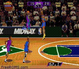 NBA Hang Time online game screenshot 2