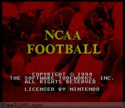 NCAA Football online game screenshot 1