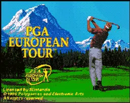 PGA European Tour online game screenshot 1