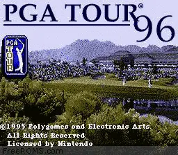 PGA Tour 96 online game screenshot 1