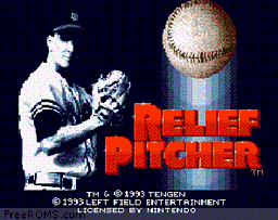 Relief Pitcher online game screenshot 1