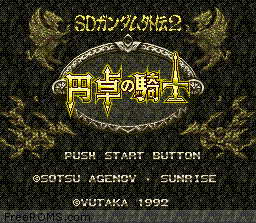 SD Gundam Gaiden 2 - Entaku no Kishi game screenshot 1 SD Gundam Gaiden 2 - Entaku no Kishi online game screenshot 1