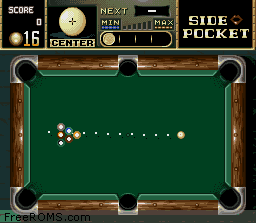 Side Pocket online game screenshot 2