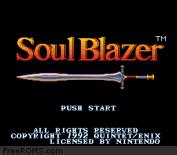 Soul Blazer online game screenshot 1