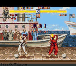 Street Fighter II - The World Warrior online game screenshot 1