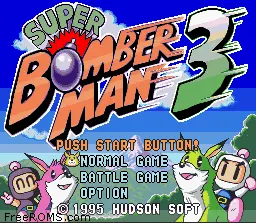 Super Bomberman 3 online game screenshot 1
