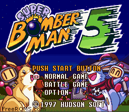 Super Bomberman 5 game screenshot 1 Super Bomberman 5 online game screenshot 1