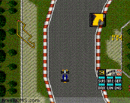 Super F1 Circus online game screenshot 2