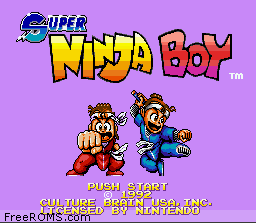 Super Ninja Boy online game screenshot 1