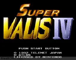 Super Valis IV online game screenshot 1