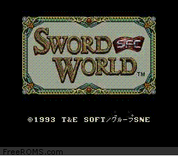 Sword World SFC online game screenshot 2