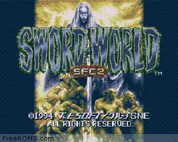 Sword World SFC 2 online game screenshot 2
