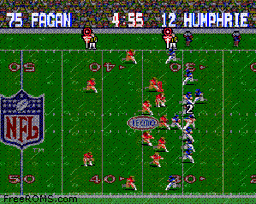 Tecmo Super Bowl 1992 online game screenshot 1